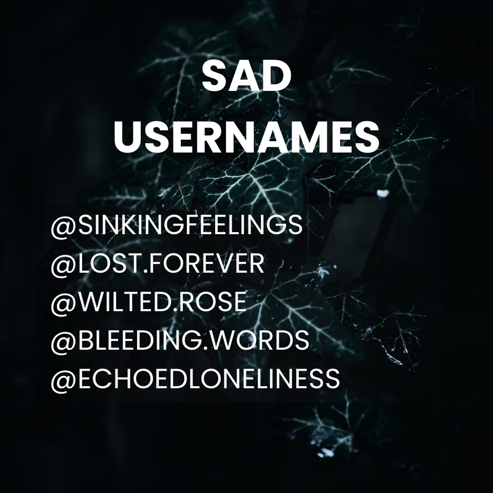 Sad Names for Girls