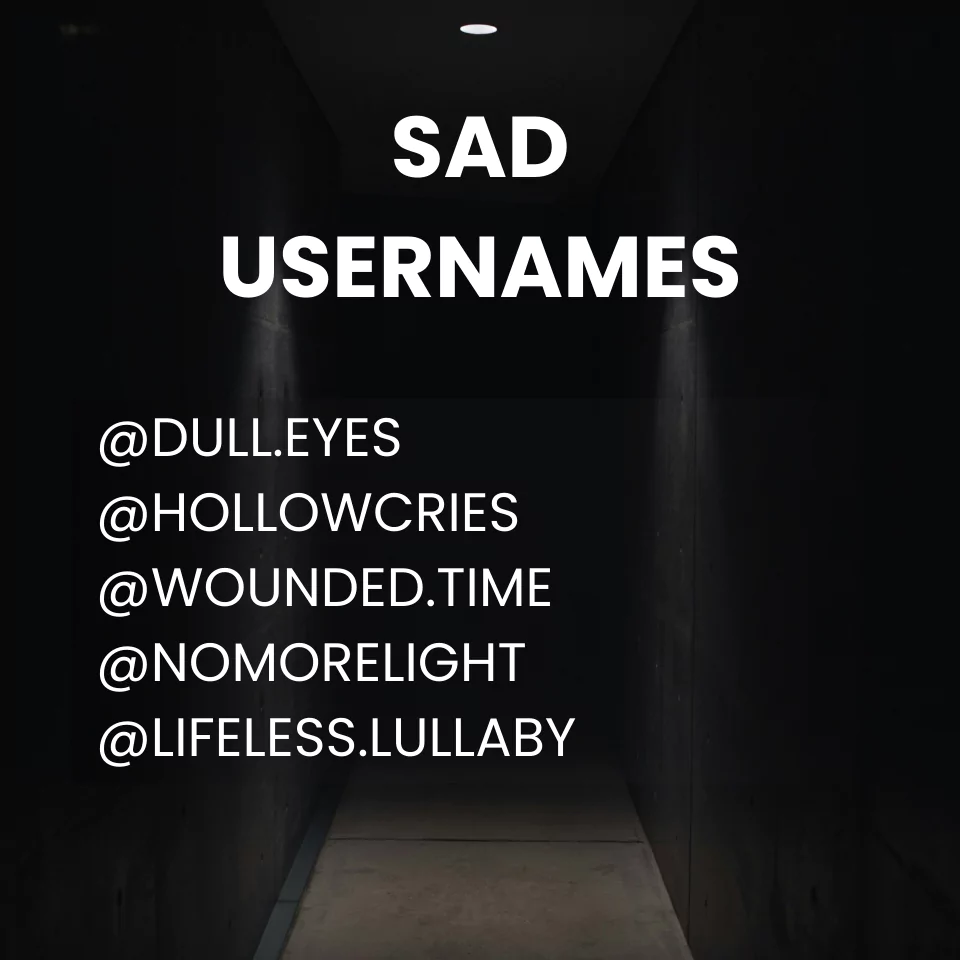 Sad Names For Facebook
