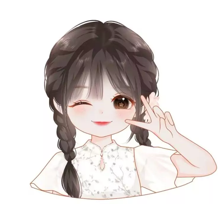 Stylish Cartoon girl DP